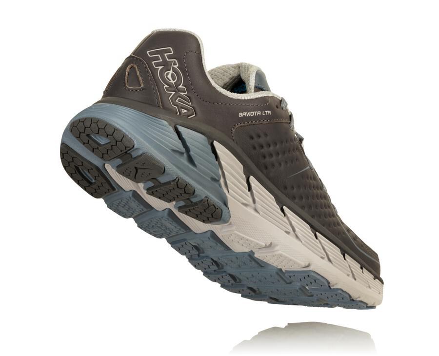 Chaussure Running Hoka One One Gaviota Cuir Femme - Marron - ZRM-065928